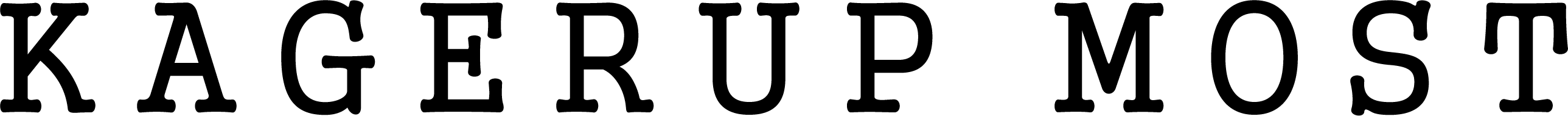 Kagerup Most logo