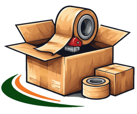 BOX AND TAPE logo